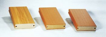 Профили из МДФ, из которых собирается деревянная перегородка